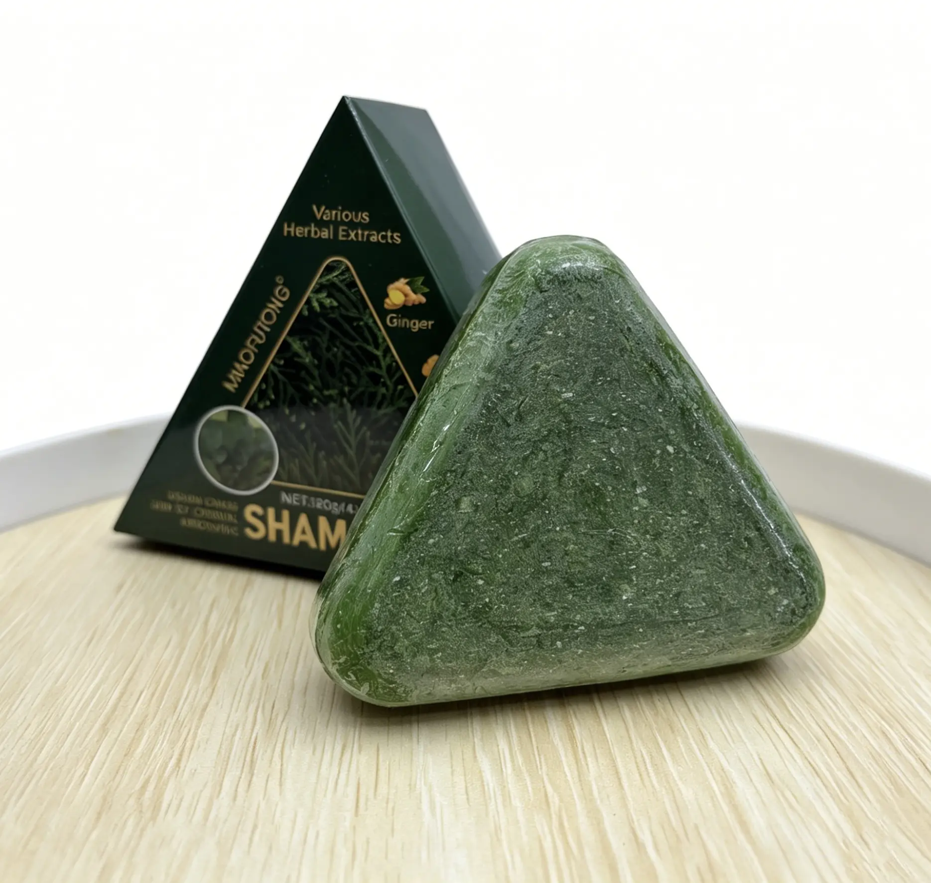 Nature Triangle Shampoo Bar & Nature 7 Green Soap, Herbal Formula with Rich Foam, Deep Cleansing, Refreshing Scalp, Calming, Hair-Strengthening, Eco-Friendly, Travel-Friendly (Beauty & Personal Care, Haircare Treatment)