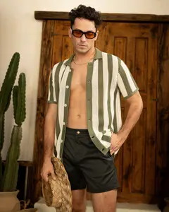 The Dominica Crochet Shirt - Arbequina