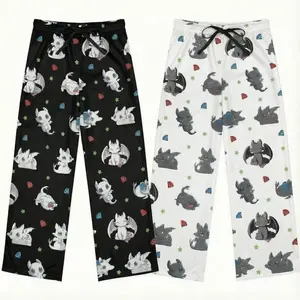 Unisex Toothless Dragon Pajama Pants Casual Nightwear For Men Women Loose Fit All Seasons Sports Bottoms Breathable Comfortable Cool In Summer Warm In Winter Kawaii Dragon Sleepwear