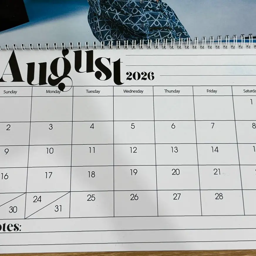 K-pop 2026 Calendar, Gift For Carat, Gift For K-pop Fans