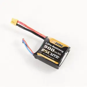 FMS LIPO Battery 7.4V 900mAh 25C XT30 for FMT24 1:24 Chevrolet Colorado