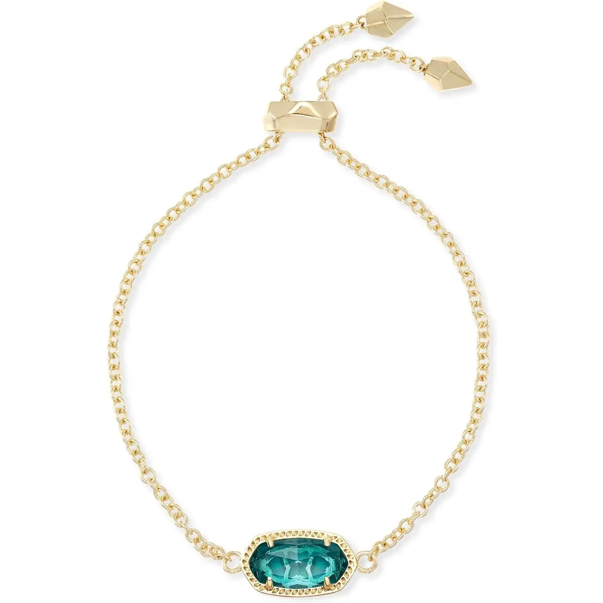 Kendra Scott Elaina Adjustable Chain Bracelet for Women, Fashion Jewelry, Gold-Plated