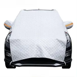 Waterproof Anti-Hail Car Cover Awning - Half Windshield Protector for SUV Sunshine Rain Snow, UV Sun Protective Car Half Cover for Outdoor Use, Car Sunshade Cover