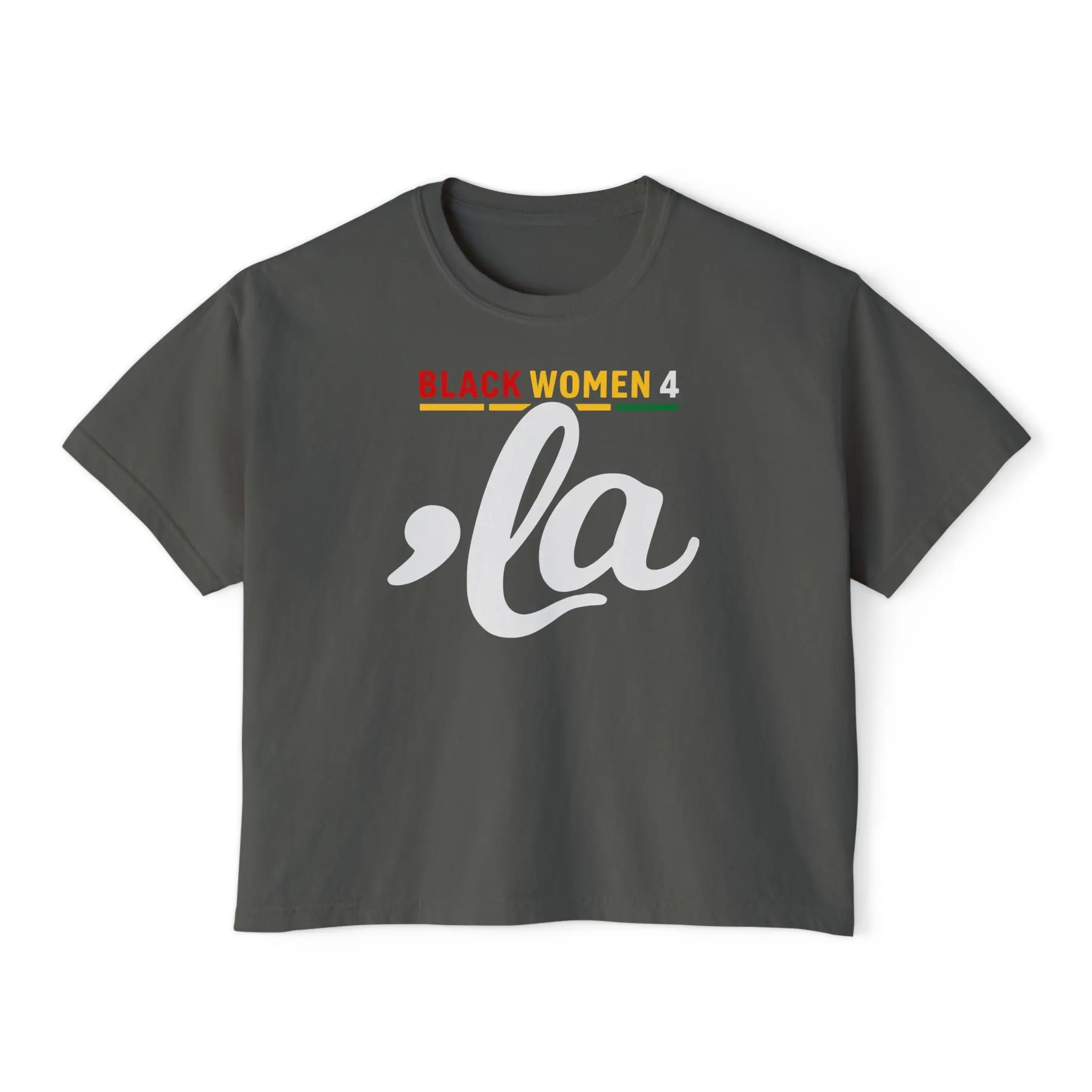 Black Women 4 Kamala - Women’s Boxy Tee Vintage: Effortless Style with a Statement