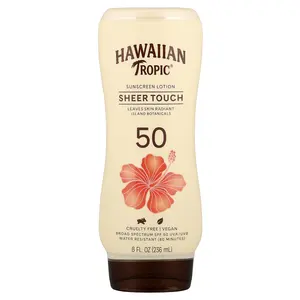 Hawaiian Tropic Sheer Touch, Sunscreen Lotion, SPF 50, 8 fl oz (236 ml)