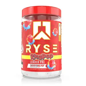Ryse Up Supplements Ring Pop Preworkout, Edible Dietary Fitness Supplement for Workout Energy Support & Healthcare Benefits, Workout Supplement