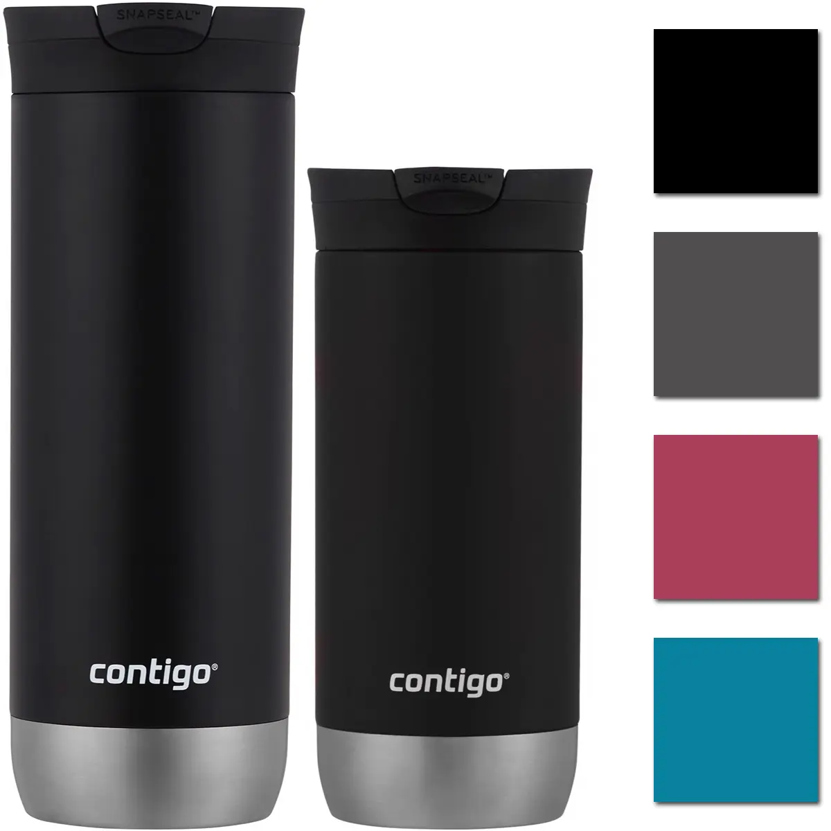 Contigo Huron 2.0 SnapSeal Insulated Stainless Steel Travel Mug