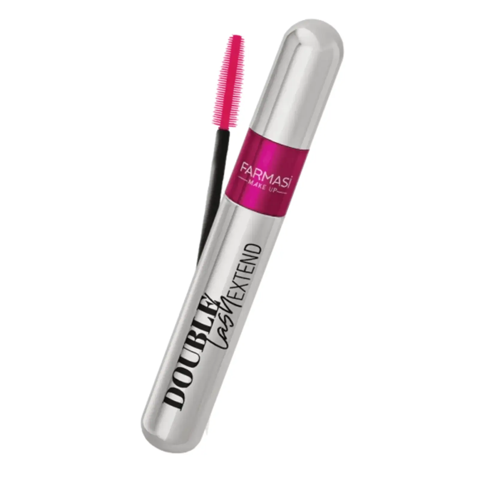 FARMASI Double Lash Extend Mascara - Volumizing and Defining Makeup with a Dual Silicone Brush for a Long-Lasting Look, Cosmetic