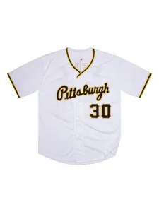 Men's Pittsburgh City Edition Breathable Baseball Jersey, Jersey Shirts, Casual Loose Fit Sports Shirt, Micro Stretch All Season Wear