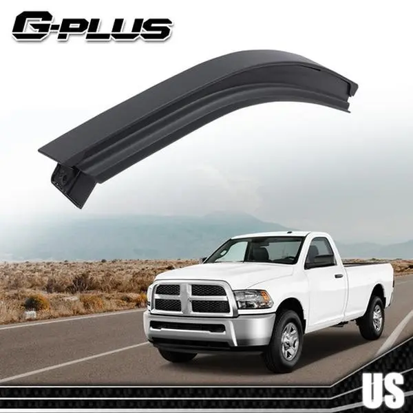 1 Bumper Filler Molding, Front Left Side Bumper Trim for 2010-2018 Ram 2500, 3500 Auto Replacement Body & Frame Part