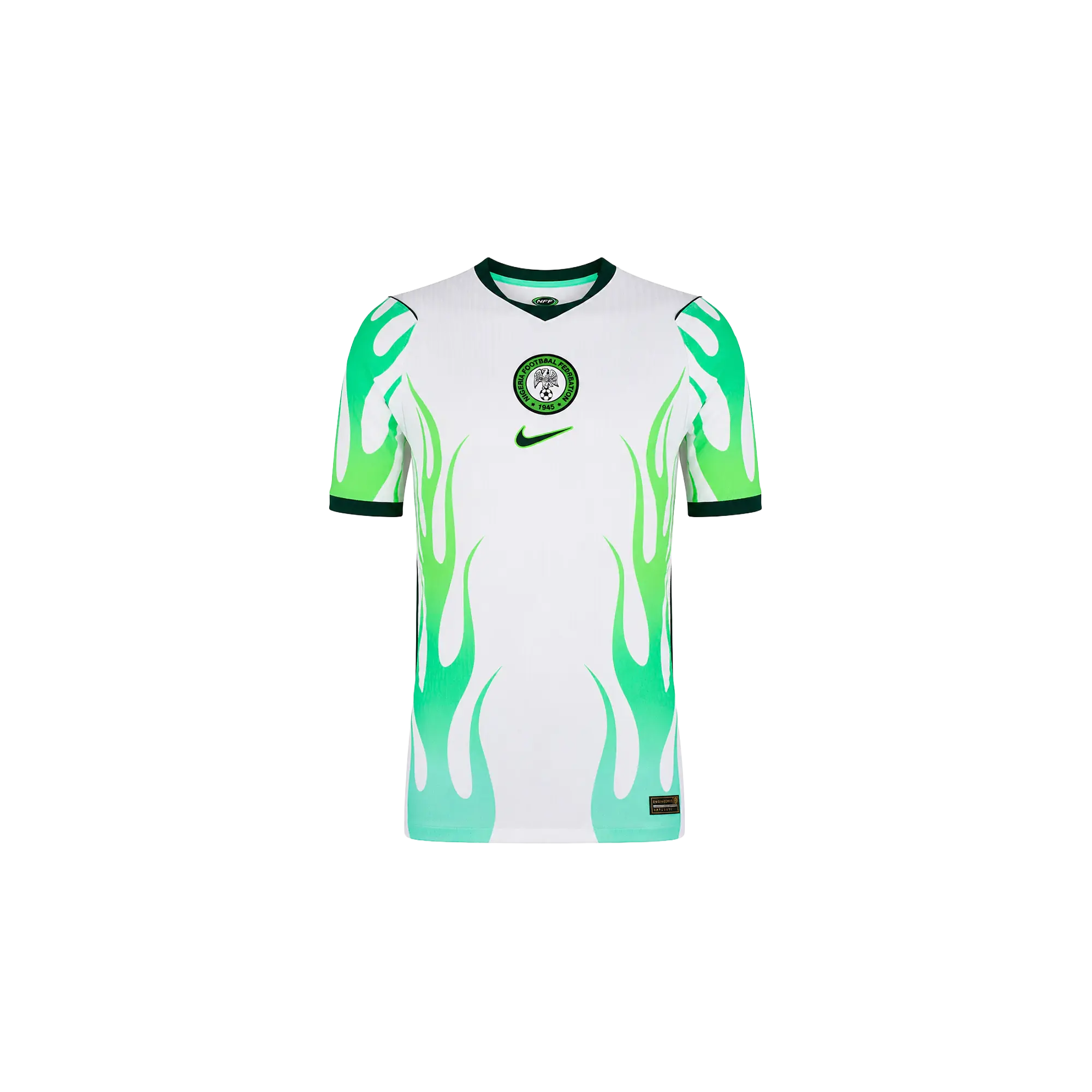 Nigeria 2026 Match Away Aero-FIT Football Authentic Jersey "White / Green Glow / Black" IB5205 100