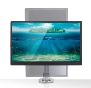 Mount-It! Compact Single Monitor Desk Mount -  Clamp and Grommet