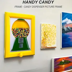 Vintage Rotating Candy Dispenser, Multi-Color Organizer for Home & Gifting