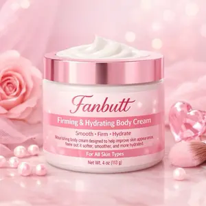 Fanbutt Firming & Hydrating Body Cream 4 oz - Moisturizing Body Care for Soft Skin Smooth Firm Hydrate All Skin Types