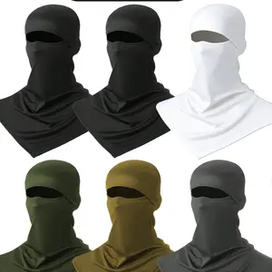 6Pcs-Long Sleeve Full Face Mask Head Cover, Breathable Sun Protection Towel for Men & Women, Sweat Absorbent Quick Dry Sports Fishing Cap