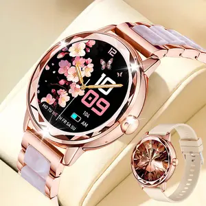 Women's Multifunctional Smart Watch, Electronic Watch, multi-function wireless call and message reminder, voice assistant, remote camera control, female function, multiple sports modes, fitness tracker, perfect gift for family and friends