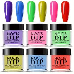 Professional Dip Powder Nail Kit, 1 Box Professional Dip Powder, Nail Art & Nail Polish Kit for Women & Girls, Nail Art Manicure
