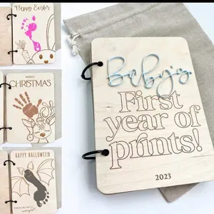 Babies first year of prints keepsake book