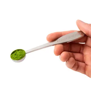 Chazoku Measuring Scoop for Matcha Stainless Steel 1.5g 1/2 tsp Spoon Perfect 3g Serving of Matcha Kitchen Gadgets Kitchenware