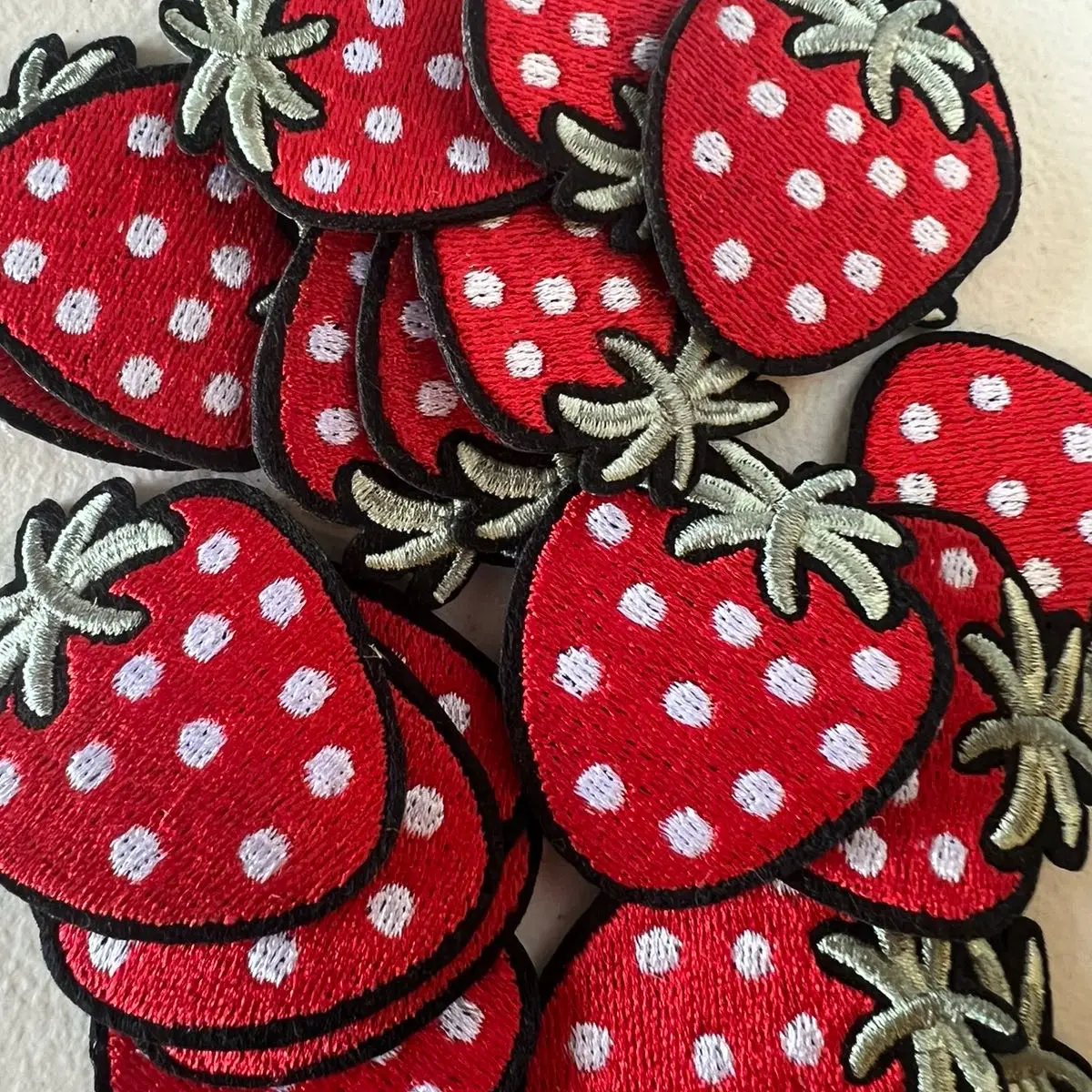 Strawberry Iron on Patches