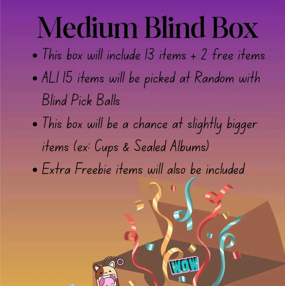 Medium Blind Box Gift Snack