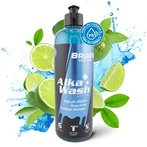 Brug’s AlkaWash – High-pH Pre-Wash Foam for Pressure Washers & Foam Cannons | Removes Tough Dirt, Road Film & Organic Grime  | 16.9 fl oz