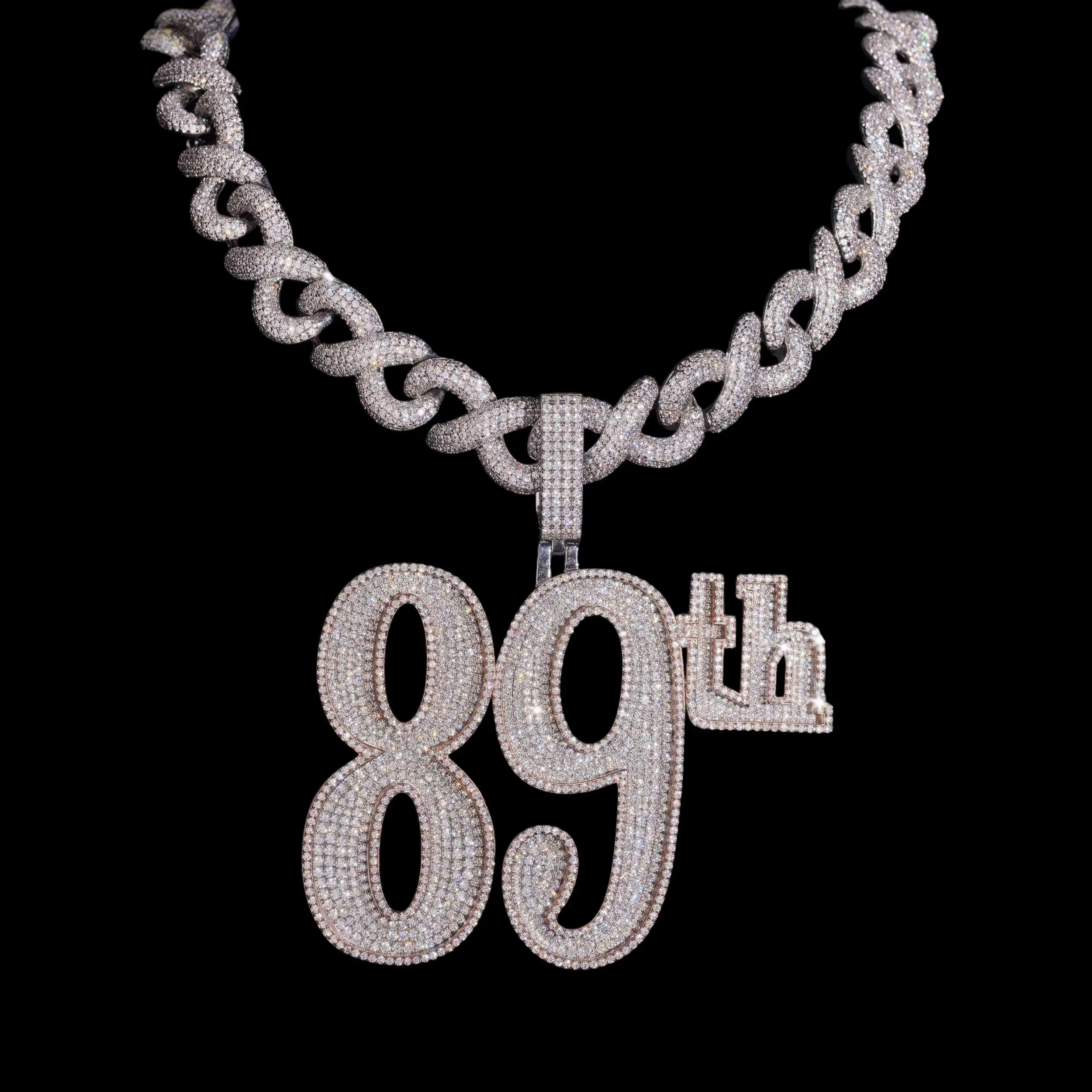 3.5 Inch Custom Pendant Lab Diamond – 14k Gold