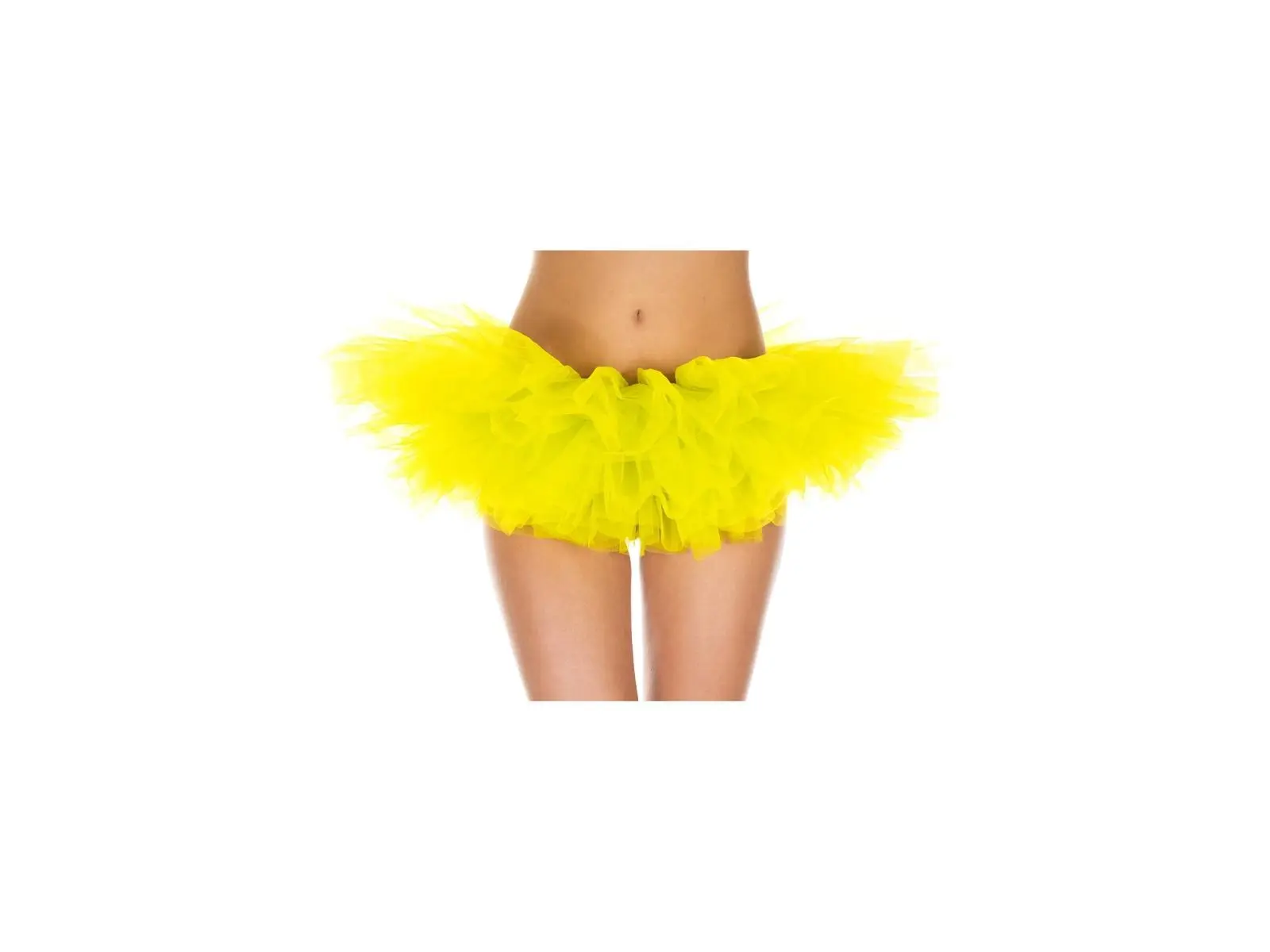 Women's Neon Yellow Fashion Tutu Petticoat Skirt - Costume Bottoms, Costume Wear, Flattering Fit