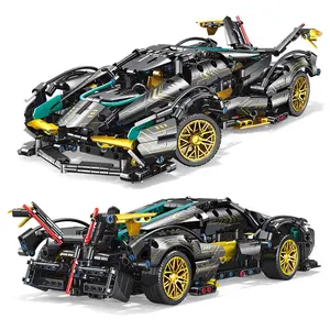1:14 Technic Racing Car Building Blocks Technical Sports Racing Car Model Vehicle Assemble Bricks Toys Gift For Adult diy hobby with box