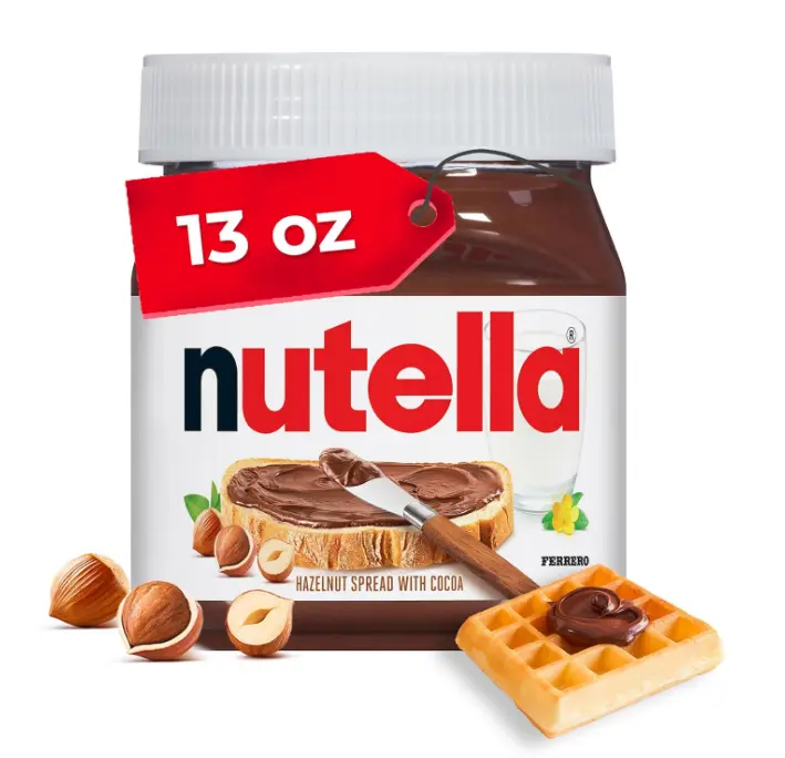 Nutella Creamy Hazelnut Spread with Cocoa, 13 oz