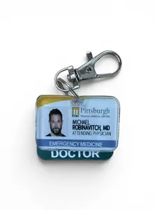 Dr. Robby The Pitt ID Keychain