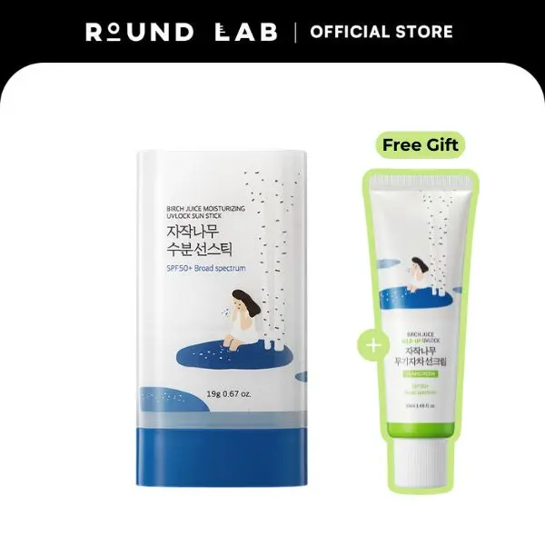 ROUND LAB Birch Juice Moisturizing UVLock Sun Stick 19g