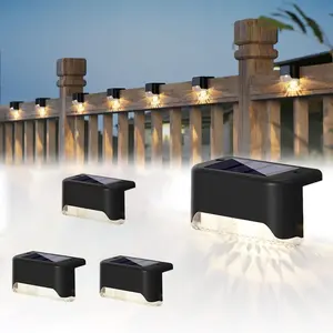 4/12-Pack Solar Deck Lights, Outdoor Landscape Lights, Auto-On/Off Warm White LED for Stairs, Pathways & Fences | Waterproof IP65 Design | Easy NO Wires & NO Bills Installation | Perfect for Yard, Patio & Garden Lighting #SolarLights #OutdoorLighting