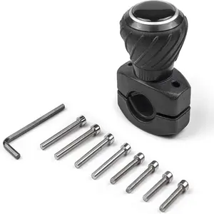 Universal Steering Wheel Fit Deluxe Steering Wheel Power Handle Spinner Knob for Cars Trucks Tractors Mowers Forklifts etc
