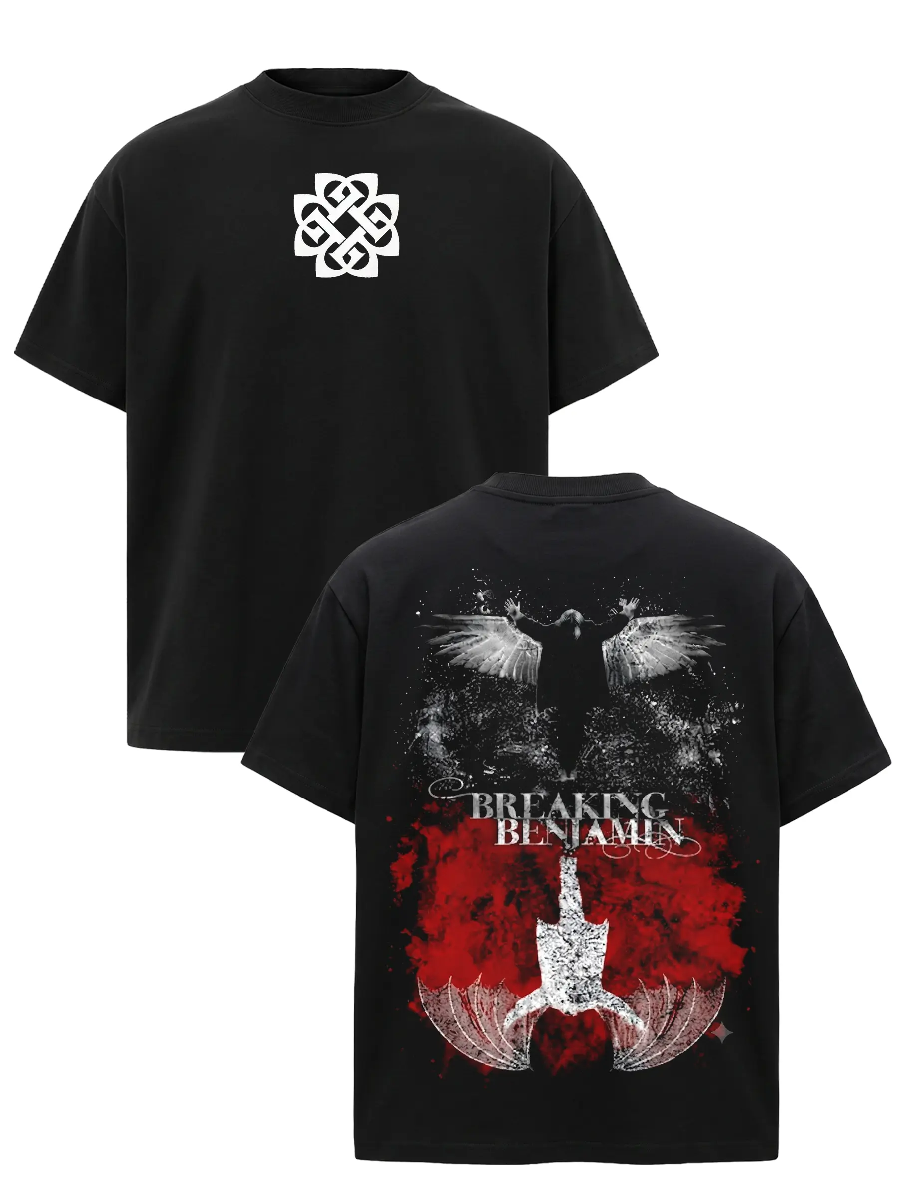 Vintage Breaking Benjamin Phobia Tee – Breaking Benjamin Vintage Cotton T-Shirt | Alternative Metal | Hard Rock | Iconic 2000s Rock Album Music Graphic Tee | Heavy Cotton Unisex Oversized Streetwear Top