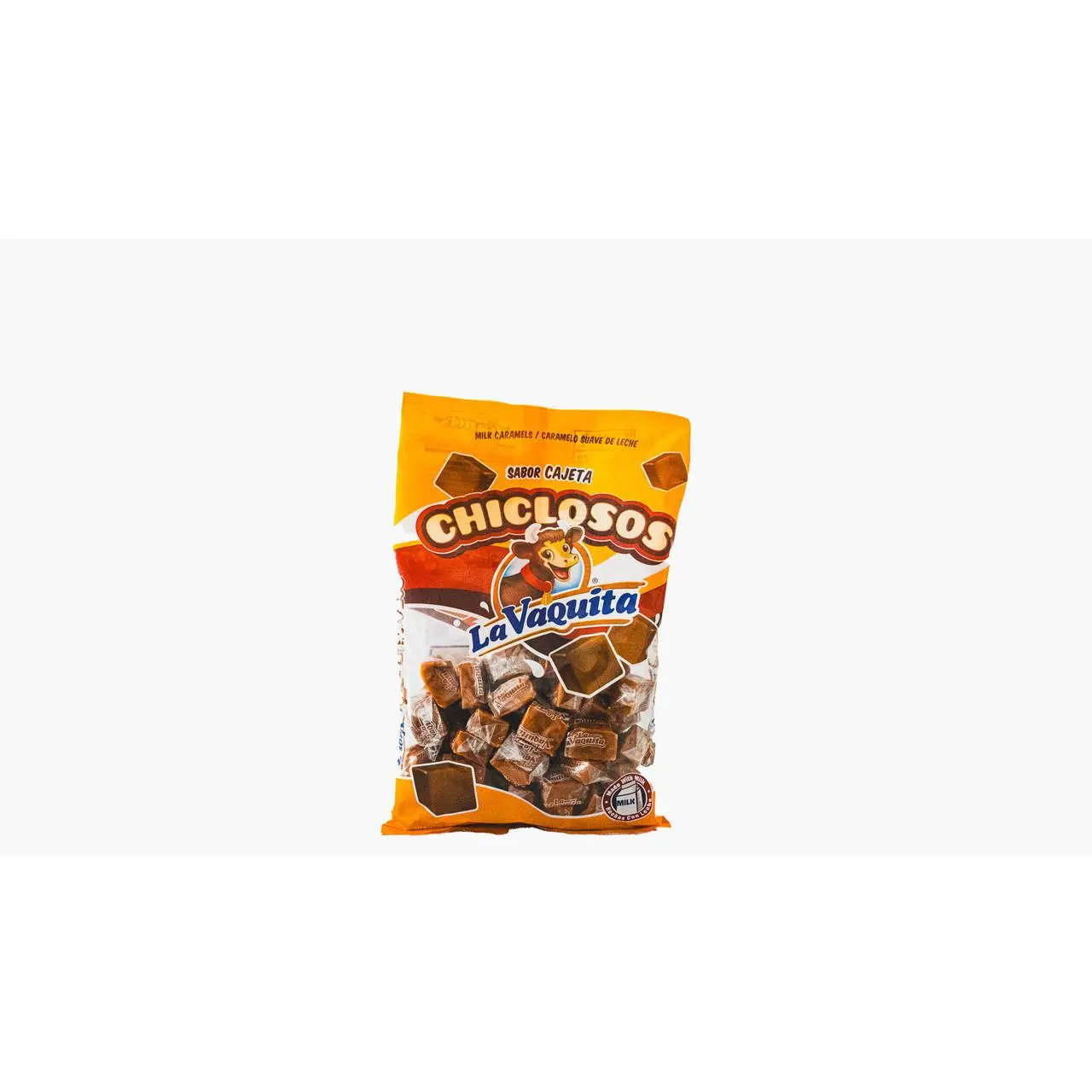 Canels's La Vaquita Chicloso Caramel - Delicious Bite-sized Caramel Cubes Made with Cajeta or Dulce de Leche
