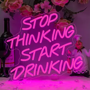Neon Light Sign, Personalized Letter LED Wall Mount, USB Powered, Decorative Lighting for Bar, Office, Bedroom, Living Room, Party, Holiday Gift