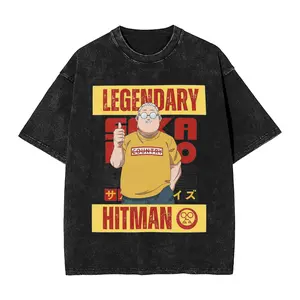 valentine shirts Couple T-Shirt Sakamoto Days Taro Sakamoto In Japanese Washed T Shirts4 Leisure Beach Tee Shirt Streetwear Printed Casual Tops