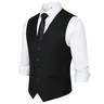 TweedLad Men's Slim-Fit Tweed Vest - Sleeveless, Button Closure, All-Season Formal Business Top, Fitted Sleeveless Men's Suit Separates