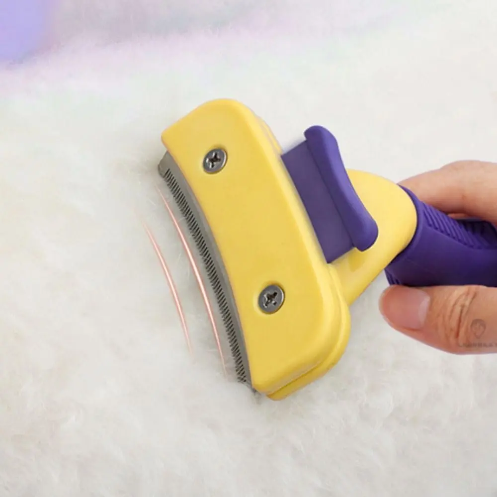 Cat Dog Pet Hair Trimmer Pet Shaving Razor Pet Comb furminator  brush one-click release button massage pet