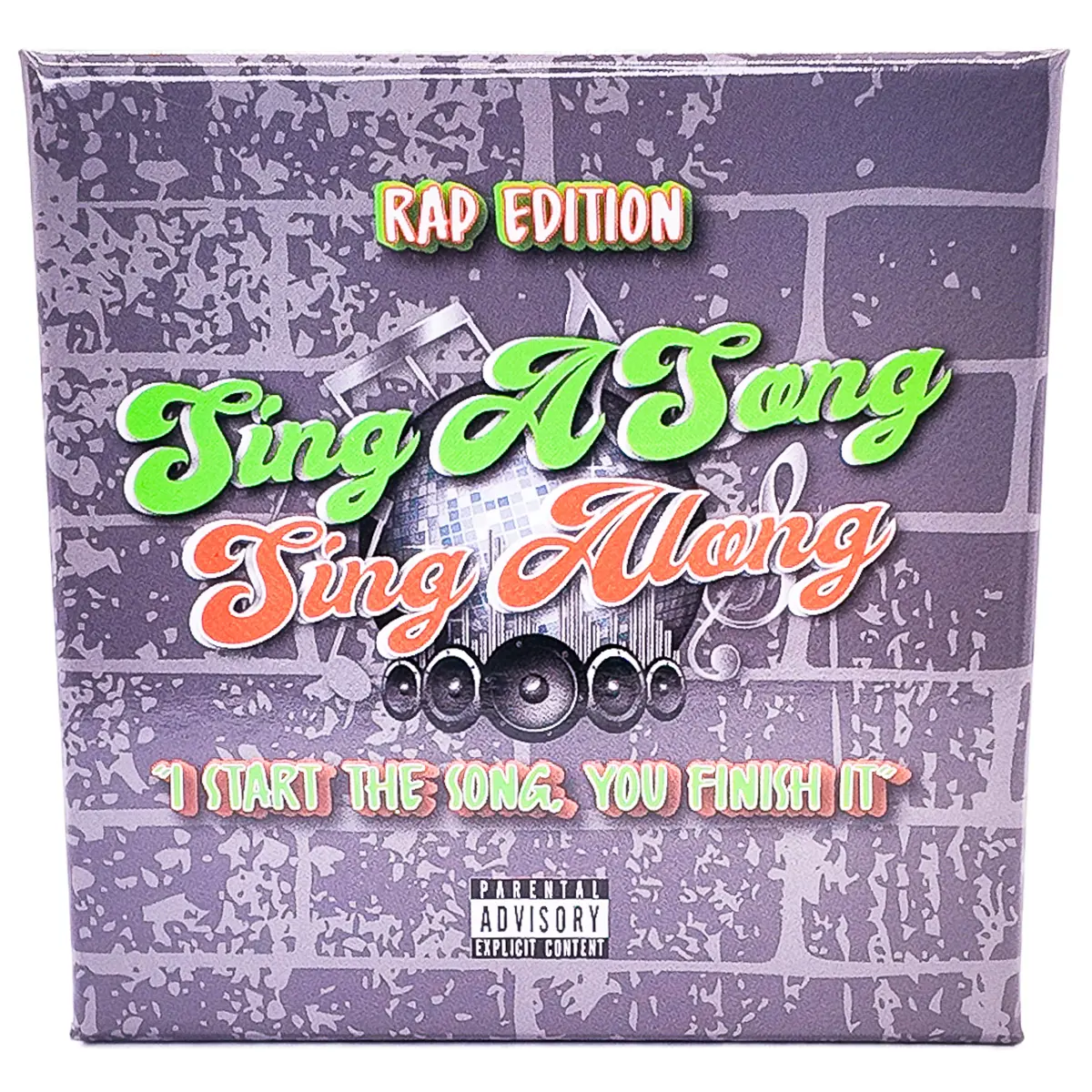 Sing A Song Sing Along Rap Edition Classic Music Trivia Card Game