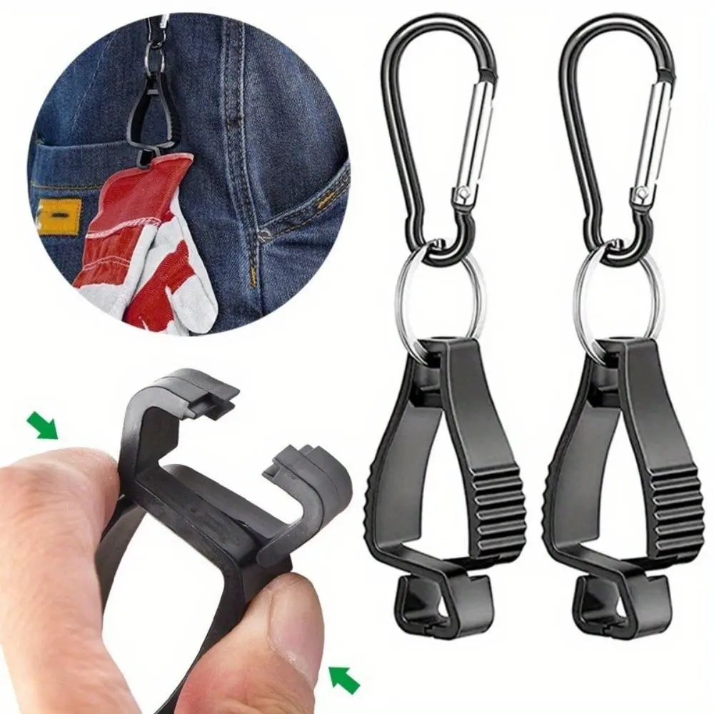 3pcs Glove Clip Holder Work Safety Clip Glove Holder Grabber Anti-lost Glove Clip Labor Protection Glove Clip Anti-lost Hardware Buckle For Occupational Work And Industrial Use Work Glove Holders