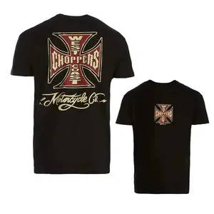 Vintage West Coast Choppers Motocycle T-Shirt, Retro Motorcycle Graphic Tee, Biker Streetwear Shirt, Classic Casual Top Menswear