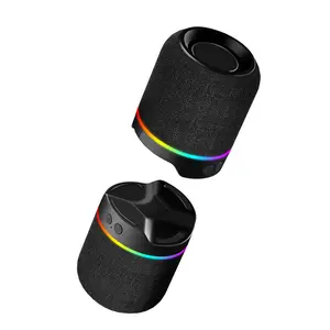 Magnetic Bluetooth speaker with subwoofer, suitable for outdoor, car, home, and desktop use, detachable two-in-one mini speaker wireless earbuds Vintage Vinyl Player