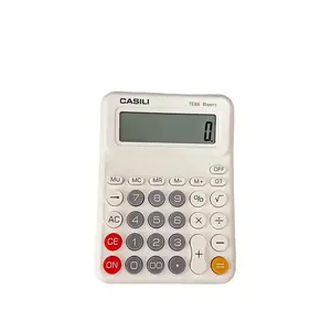Including battery calculator with 10-digit LED display in cute candy colors, suitable for use in the office or school, portable, Office Supplies