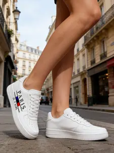 Customizable Sneakers, Unique Design Unisex Board Shoes, Personalized Patchwork Style, Trendy Footwear for Men and Women