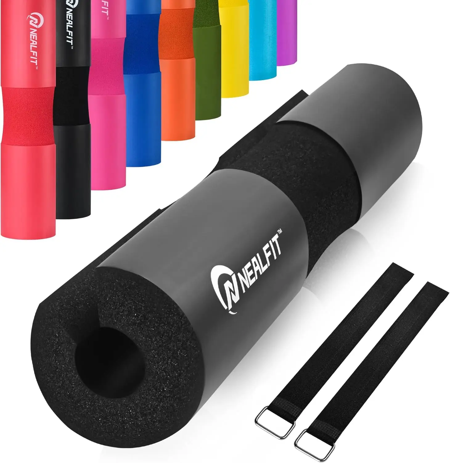Barbell Pad Squat Pad for Squats—Squat Bar Pad—Great for Weightlifting,Lunges and Hip Thrusts—Foam Sponge Pad—Fit Standard and Olympic Bars Perfectly
