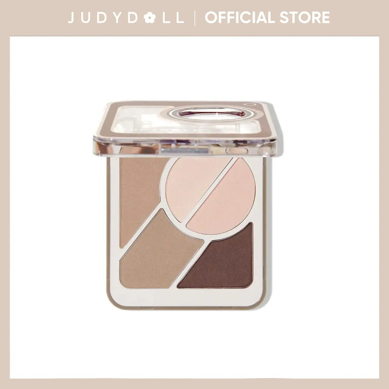 JUDYDOLL 5 Shades Eyebrow Detail Palette, Aegyo-sal Contour, Matte, Everyday, Giftable, Travel-Friendly, Beginner-Friendly, Refresh Look, Summerwins