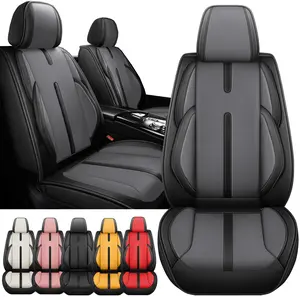 For Toyota Tacoma 2D 4D Seat Covers 2005-2022 2023 2024 2025 Truck Crew Double Extended Cab TRD Sport Offroad Limited SR5 V6 Truck Airbag Car Cushions Protector,Car Interior Accessories(Black-Red)