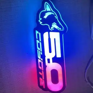 Precision Auto Merch LED Emblems for Ford 5.0 Coyote RGB Flow & Solid Color Dynamic Light Effects Smartphone Control Premium Quality Upgrade